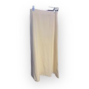 Zara Cream Midi Skirt